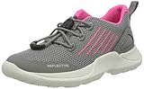  Superfit Mädchen Rush Sneaker, Grau (Hellgrau/Rosa 26), 38 EU