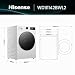 Hisense WD1I1142BWL2 Waschtrockner, 11 Kg, 1400 U/Min, 15 Programme, Automix-Waschmittelschubfach, Pure Jet, Wash&Dry 59', Eco Refresh, Schnellwaschgang, Dampffunktion, Anti-Allergie, EEK A-D, Weiß