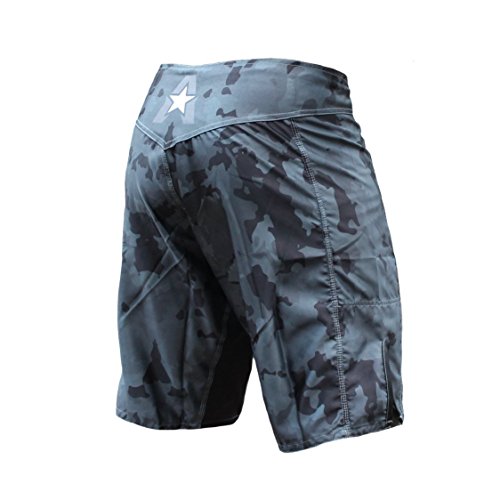 Anthem Athletics Resilience MMA Shorts - Fight Shorts, BJJ, WOD, Cross-Training, OCR - Night Camo - 33"