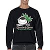 Tee Hunt Cannabis Coffee Sweatshirt Weed Brew 420 Morning Ritual Joint Java Wake Bake