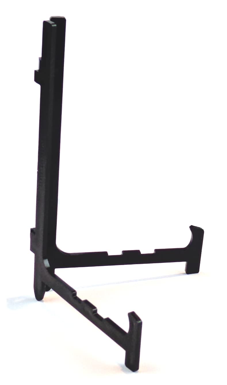 7" Black Modern Display Stand - 2 Pack
