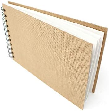 Artway Spiral Bound Sketchbook, A5 Landscape, White