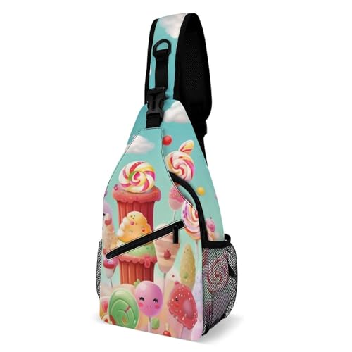 Morrales tipo Sling Candy Happy para trekking y uso casual