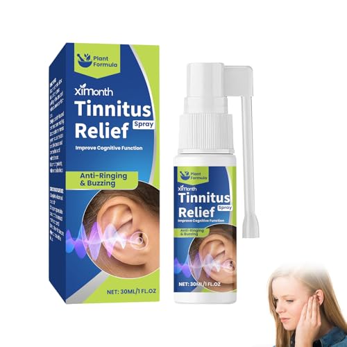 ForestM Tinnitus Relief Spray, Tinnitus Relief for Ringing Ears, Tinnitus Treatment Effective Herbal Drops for Hearing Loss and Ear Ringing, Gentle Ear Noise Treatment