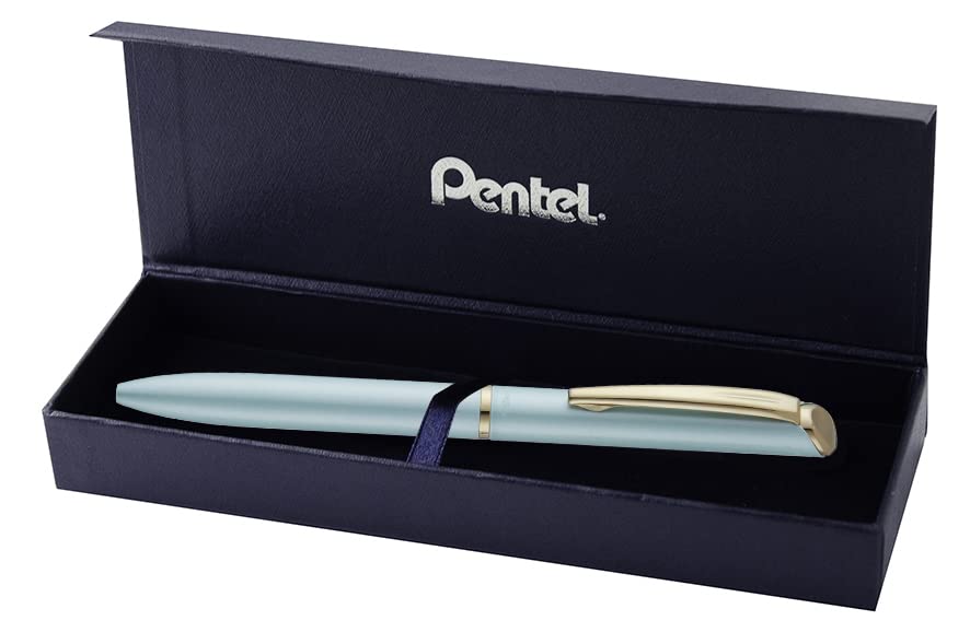 Pentel EnerGel Philography - Pastel Light Green Barrel with Gift Box