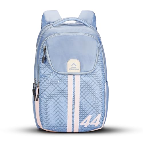 Image of uppercase Pixel Laptop Backpack | 3 Compartments, Well-Padded, Rain Cover, Trolley Sleeve, Organisers | For Boys & Girls | 500 Days Warranty
