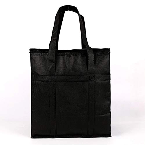 Pmandgk Bolsa de almuerzo portátil plegable con aislamiento, bolsa de hielo, bolsa térmica para alimentos, bebidas, bolsa de entrega