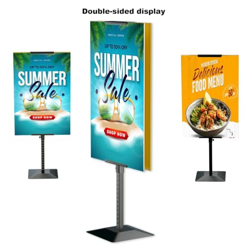 Image of GUOHONG 2Pack Poster Stand for Display, Adjustable Floor Stand Sign Holder