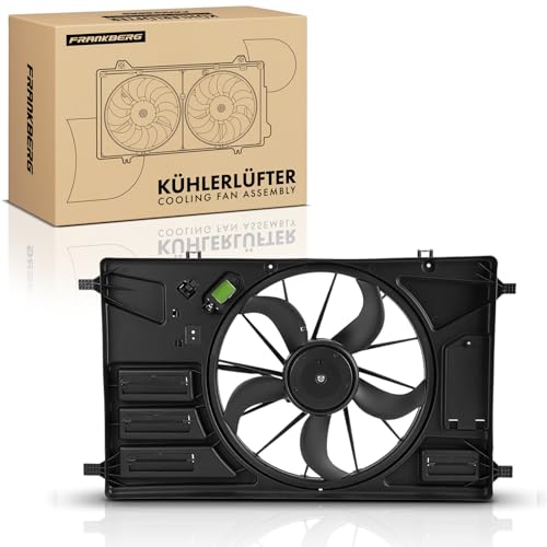 Frankberg Ventilador del radiador Motor del ventilador Compatible con Tourneo Custom V362 Bus F3 Transit Custom V362 Bus F3 Transit V363 Bus FAD FBD Replace# 2192892