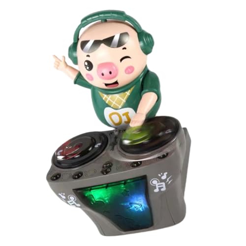 SUPVOX Adorable Pig Music with Lights Interactive Walks and Sounds Compact Portable Plaything for Boys and Present