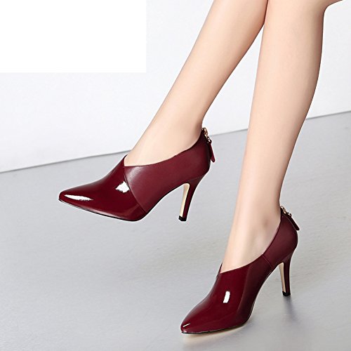 Chaussures de mode profond et talons hauts chic pour soirée - 2