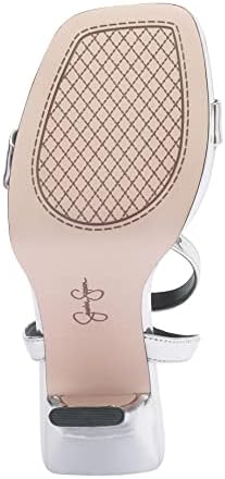 Jessica Simpson Women's Adonia High Heel Sandal Heeled, Silver, 5 | Image 3