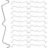 ULTECHNOVO Cerraduras de acero inoxidable Pegboard gancho Peg Lock 50 unids Pegboard gancho cerraduras Pegboard Accesorios
