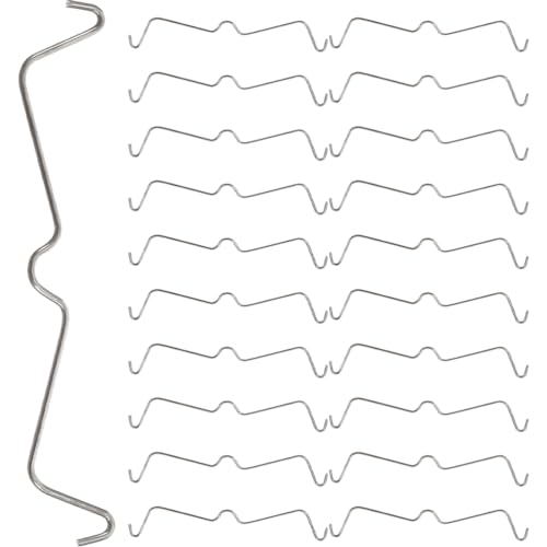 Gatuida 50pcs Stainless Steel Pegboard Hook Locks Pegboard Hooks Accessories for Store Garage Pegboard Locks Peg Stoppers Stainless