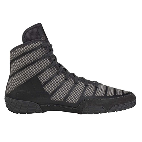 Image of AdiZero Varner Wrestling Shoes in Black / Grey by Adidas