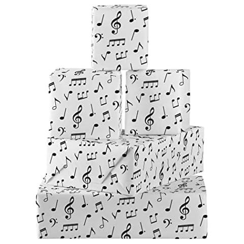 Hunts England Music Notes Wrapping Paper Set Cover