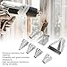 7PCS 35mm Heat Gun Nozzle Set: Stainless Steel Hot Air Nozzles for Pipe Welding and PVC Shrinking