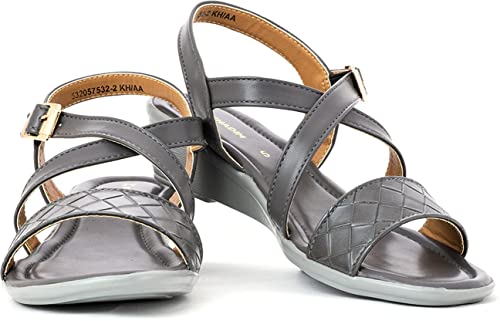 Image of Khadim's Women Tan Heels Sandals