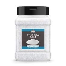 Birch & Meadow Fine Sea Salt, 1.1 lb, Kitchen Essential, Mediterranean Sourced