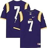 Leonard Fournette LSU Tigers Autographed Nike Purple Limited Jersey - Autographed College Jerseys