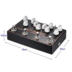 Sasuori DTC 4-en-1 Effets pour Guitare électrique à Pédale Distorsion + Overdrive + Loop + Retardateur - Les Beatles, Paul McCartney, John Lennon, RIngo Starr, George Harrison Sasuori DTC 4-en-1 Effets pour Guitare électrique à Pédale Distorsion + Overdrive + Loop + Retardateur – Image 7