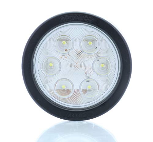 Lámpara LED trasera redonda 4 pulgadas blanca miniatura 2