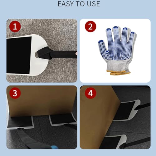 Deslizadores de muebles y lavadora: kit de mudanza multifuncional para el hogar resistente 4