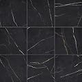 Daltile Perpetuo 12" x 12" Marble Look Porcelain Floor Tile in Matte Infinite Black for Kitchen, Bathroom, Living Room Floors | (13 PC Per Carton) (12.22 SQFT Per Carton)