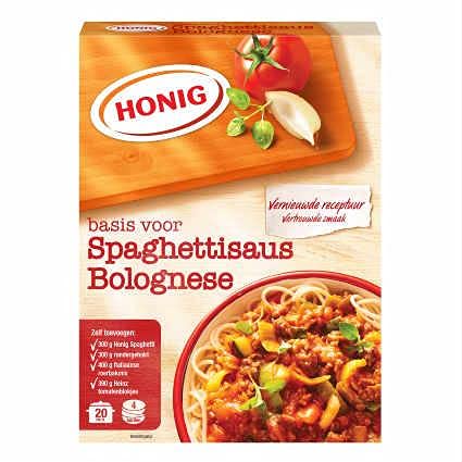 HONIG - SPAGHETTI BOLOÑESA. PACK 7 X 82GR.