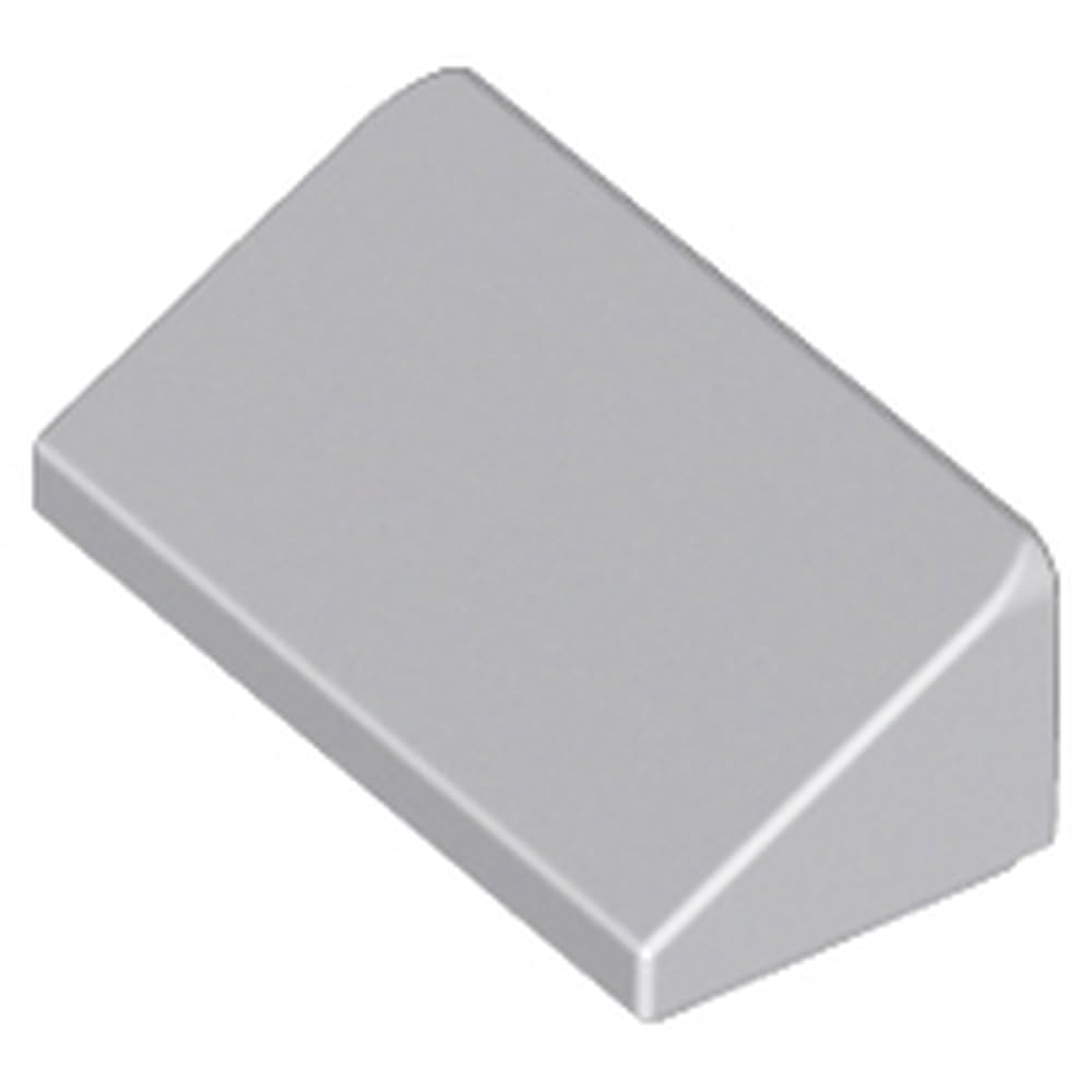 LEGO Slope Building Block, 30° Angle, 1 x 2 x 2/3, Part 85984 (Light Bluish Gray, 10, Bricks) — image 1