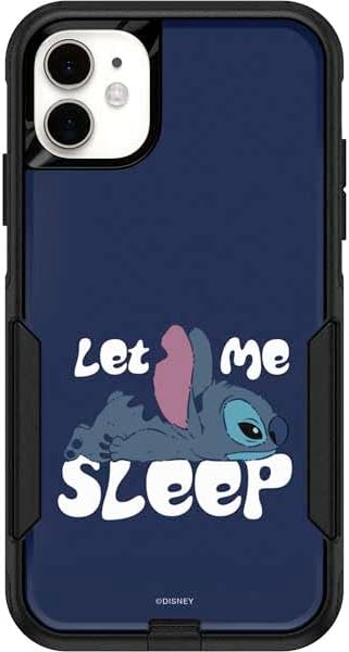 Skinit Decal Phone Skin Compatible with OtterBox Commuter iPhone 11 - Officially Licensed Disney Lilo and Stitch Stitch and Angel Design