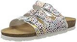 Flexible Laufsohle Rohde Damen Alba Pantoletten, Mehrfarbig (Weiss/Bunt 08), 36 EU