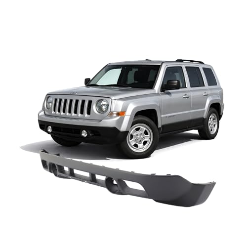 Image of FitParts Compatible with Jeep Patriot 2011-2017 Front Lower Bumper Cover | Textured, OEM 68091525AA, CH1015112