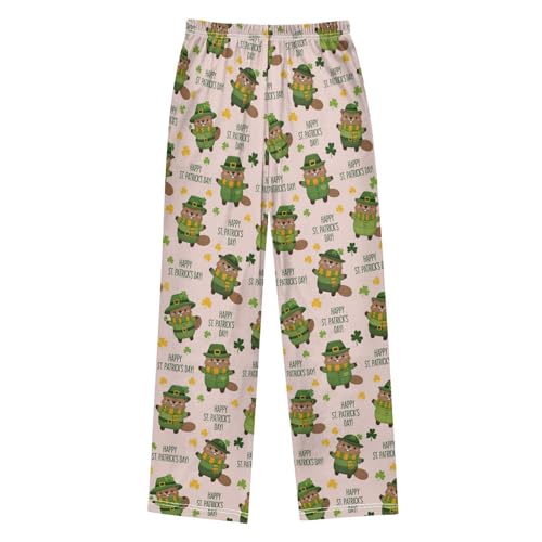 J JOYSAY St. Patrick's Otters Pajamas Pants Soft Long Pajama Bottoms Lounge Sleep Pants Size S-XL2