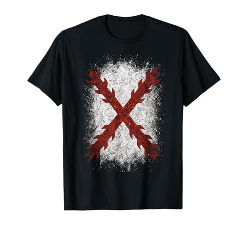 Cruz de Borgoña España Tercio Flandes Batalla Templarios Camiseta