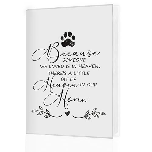 Álbum de fotos conmemorativo para mascotas, 4x6 pulgadas, regalo conmemorativo para perro, regalo de condolencia por pérdida de mascota, álbum de recuerdos pequeño para 18 bolsillos que guarda 36 fotos miniatura 1