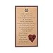 Memorial Pawprints Photo Windchime for Loss of a Beloved Pet - Sympathy Wind Chime with a Picture Heart on The Bottom - 16.5