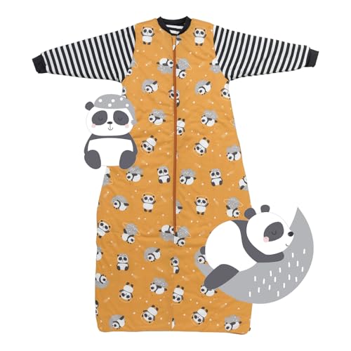 schlummersack Kinder Schlafsack Baby Winter 130 cm Panda |...