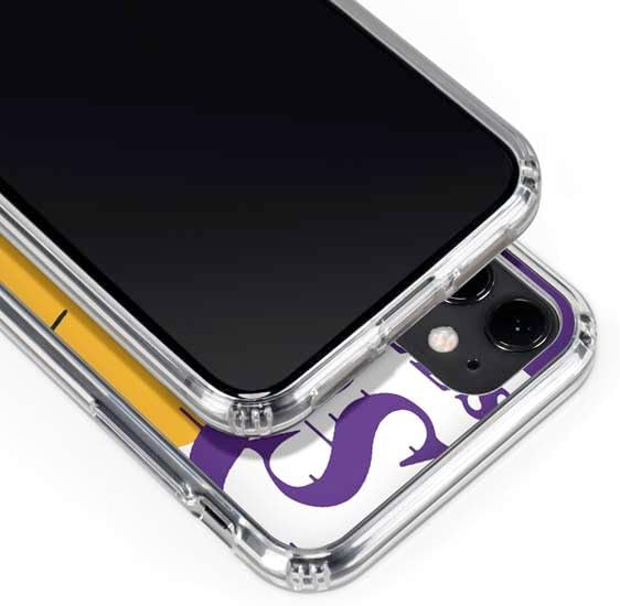 Skinit Clear Phone Case Compatible with iPhone 11 - Officially Licensed NBA Los Angeles Lakers Large Logo Design