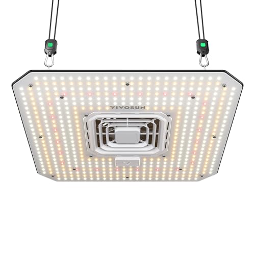 Image of VIVOSUN AeroLight A150SE, LED Grow Light 150W with Integrated Circulation Fan, Compatible with App, Used with Growhub Controller E42A /E25 to Achieve More Functions for 2x4 /3x3 Grow Tent
