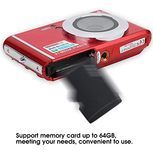 Digitalkamera, 2,4 Zoll 21 MP HD Kamera, Wiederaufladbare Minikamera TFT Flüssigkristallanzeige 8-facher Digitalzoom… – Bild 8