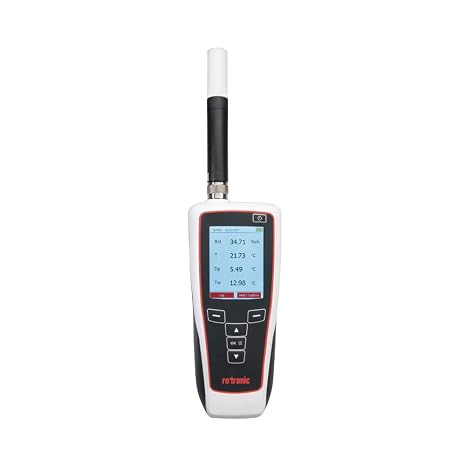 Digital Temperature and Humidity Monitor (Range: -10 to 60 C) for Master Instruments, HVAC and Building Management Systems, Agriculture, Food and Pharmaceutical Industry | Model: HygroPalm HP32
