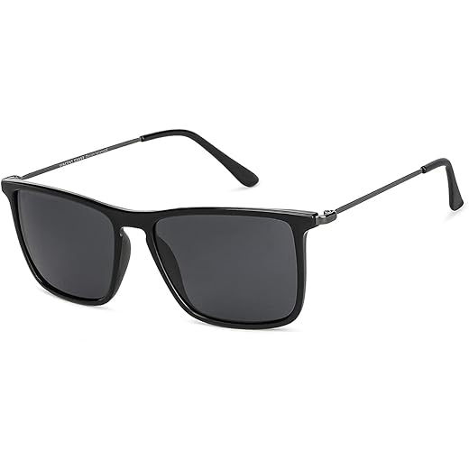 Full Rim Square Sunglasses Polarized Large