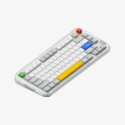 NuPhy Kick75 CX [vt@C JjJL[{[h mutb75zEzbgXbvΉERGBobNCgEPBTL[LbvEBluetooth/2.4G/USB-Cڑ (Red Switch)