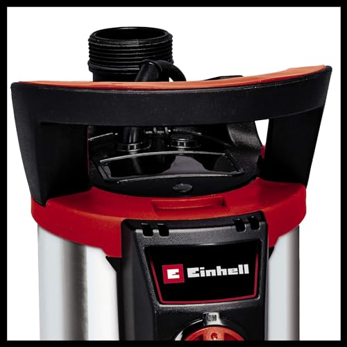 Einhell Klarwasserpumpe GE-SP 4390 N-A LL ECO (Eco Power, 430 W, max. 9000 l/h, Flachabsaugend bis 1 mm, Aquasensor mit 3 automatischen Sensorstarthöhen, Dauermodus, Rückschlagventil)
