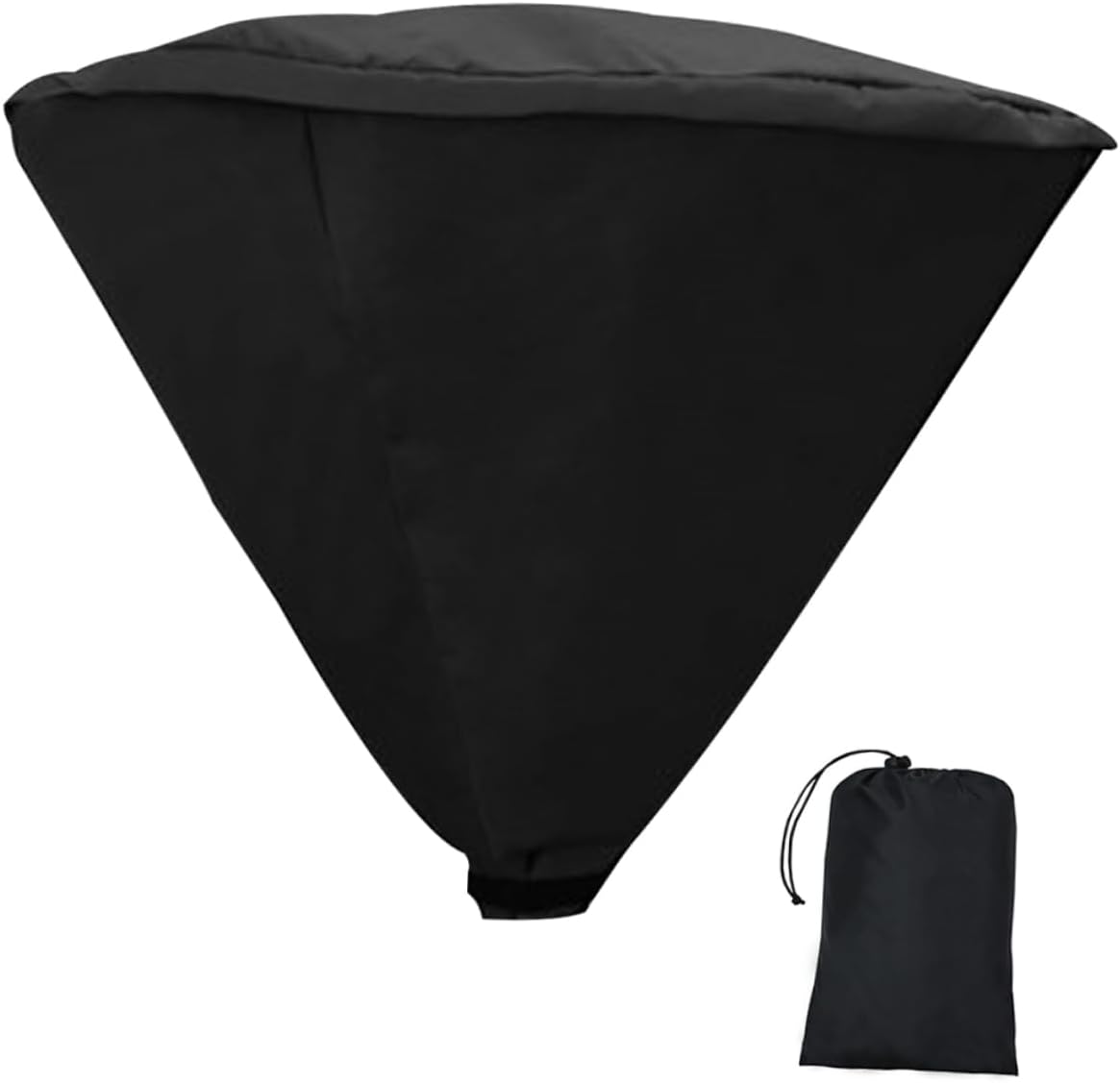 Outdoor Heater Cover and Weatherproof Protector for Patio Heaters Dust Cover for Outdoor Use Design Black for Garden and Patio Protection