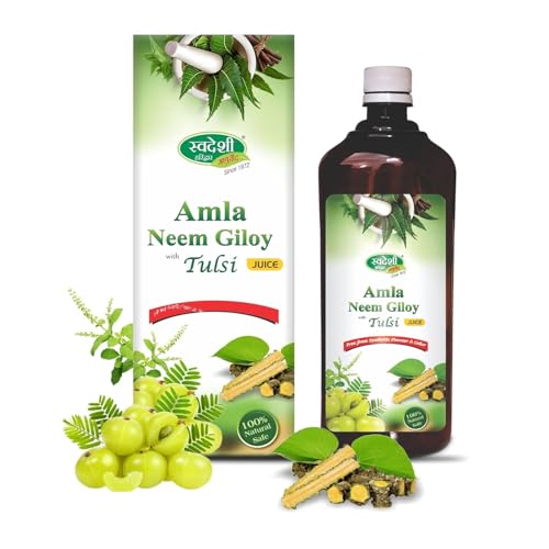 Swadeshi Ayurved Amla Neem Giloy with Tulsi Juice - 1000 ml