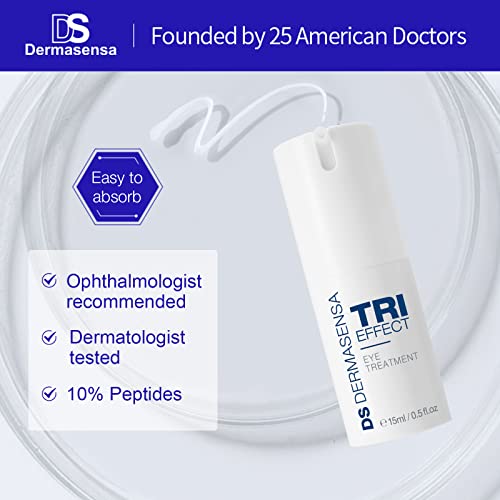 Ds Dermasensa Eye Cream For Under Eye Wrinkles | Under Eye Cream With Eyeliss And Haloxyl For Fine Lines And Reduce Bags And Dark Circles | Dermatologist Tested | Ophthalmologist Approved |0.5 Fl Oz. #TOP4