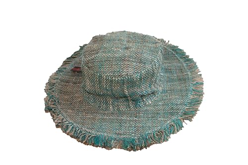 Hemp sun hat with wired brim, big sizes M/L/XXL