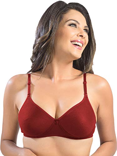 Image of SONARI Women's Non-Padded T-Shirt Bra | Wire-Free, Medium Coverage, Comfortable Polyester-Cotton Blend Fabric | Adjustable Straps, Ideal for Sports Catwalk